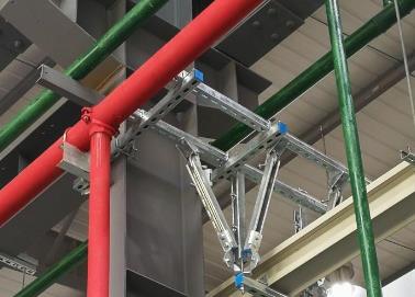 上甘岭该抗震支架的整体式支吊架结构协调性好